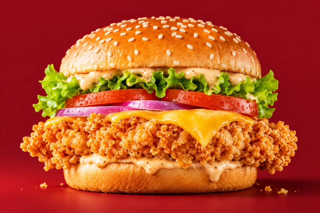 Signature Chicken Burger FourPK.com