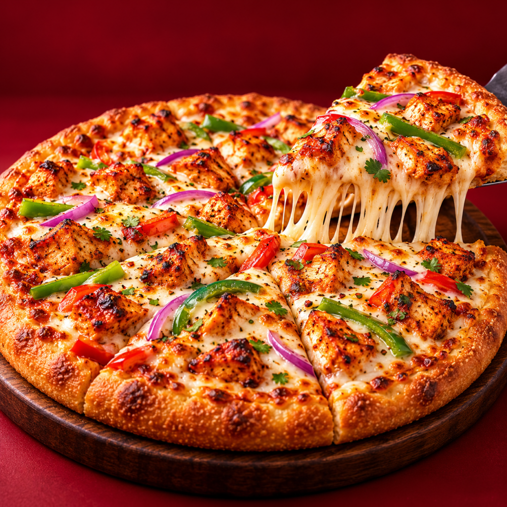 Tandori Tikka Pizza FourPK.com